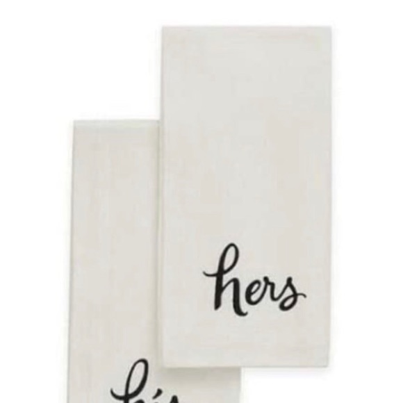 Copy - KATE SPADE HIS AND HERS CLOTH NAPKINS - Picture 2 of 3